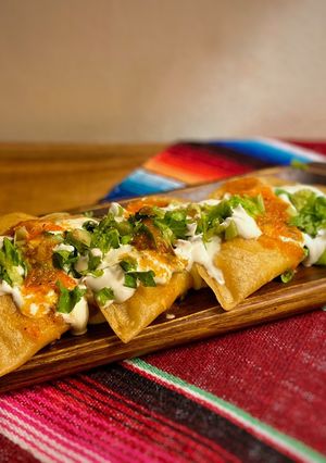 Una foto de Quesadillas de tinga de pollo