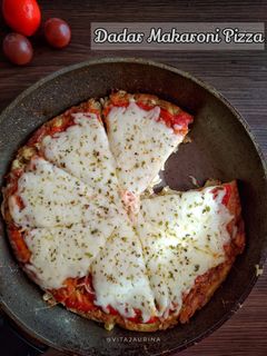 Foto resep Dadar Makaroni Pizza