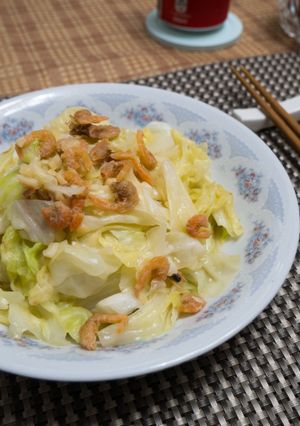 #14 蝦米炒高麗菜 的食譜成品照片