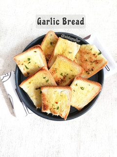 Foto resep Garlic bread (roti tawar)