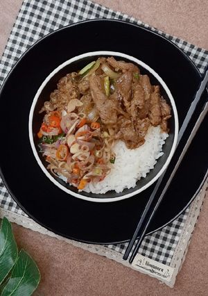 Foto resep Beef Stir Fry with Honey