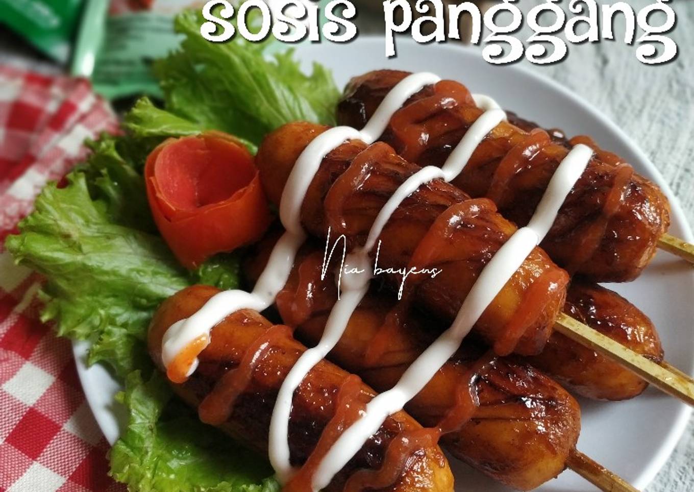Sosis panggang (teflon)