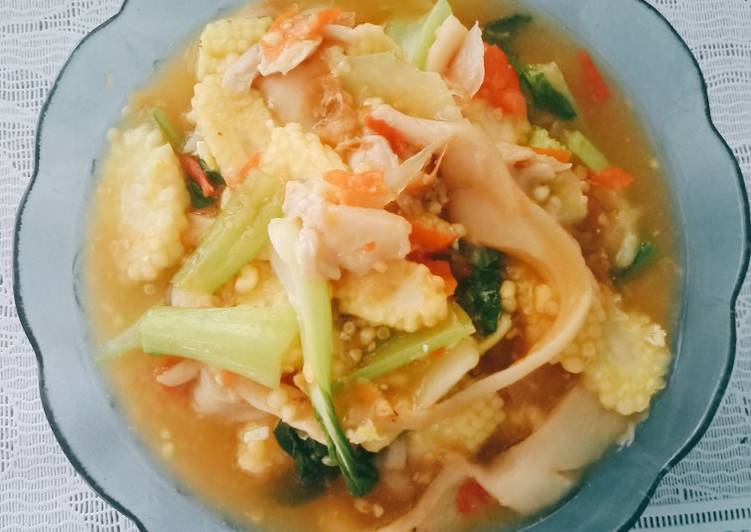 Resep Capcay Jamur Kuah Pedas (Gak Pakek Minyak) yang Bikin Ngiler