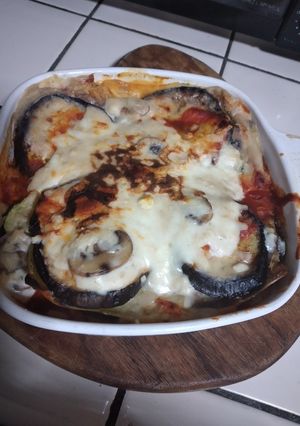 Una foto de Mini lasaña de vegetales