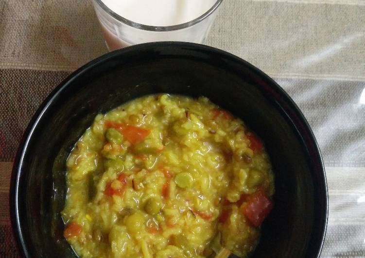 Steps to Prepare Ultimate Healthy Mix-veg Khichdi