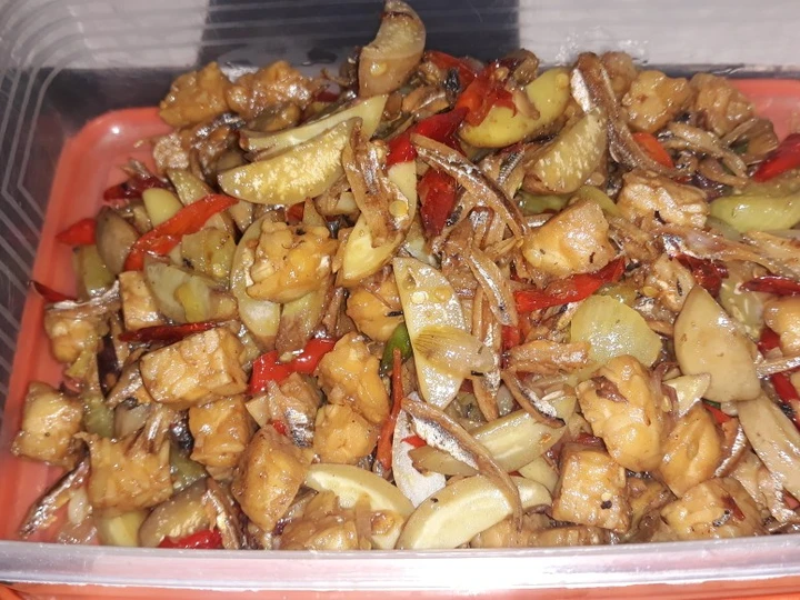 Cara Mudah Menyiapkan Resep Tumis jengkol teri tempe yang Sempurna Anti Ribet, Mantap Sekali