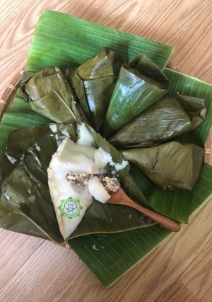 Hình của món Bánh giò chay.