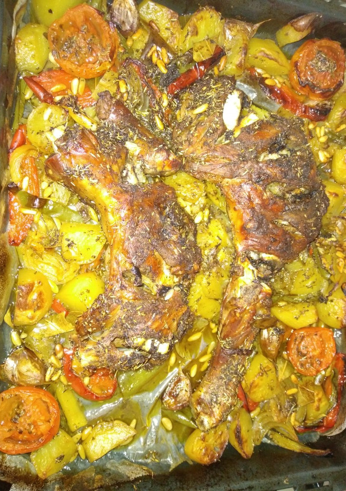 Una foto de Paletillas de cordero al horno