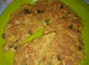 Foto resep Omelet mi maggi
