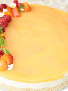 Barackos kókuszkrémes sajttorta recept fotója