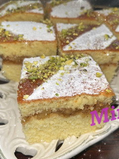 عکسی از دستور اسلایس کیک پای سیب