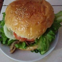 A picture of Just A Simple Burger.