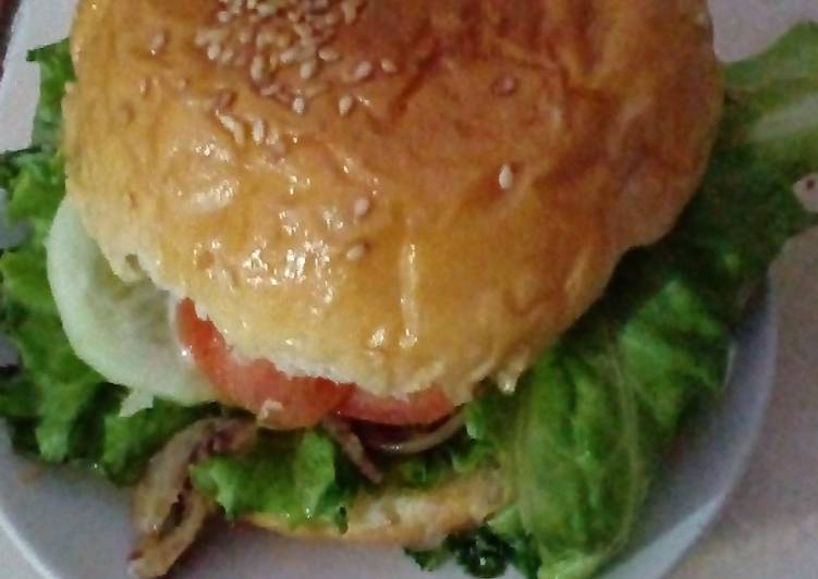 Recipe of Super Quick Homemade Just A Simple Burger