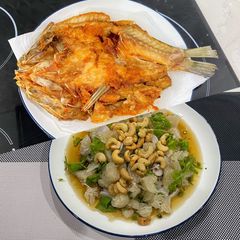 A picture of Fried Snapper With Sweeten Fish Sauce.