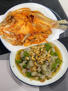 A picture of Fried Snapper With Sweeten Fish Sauce.
