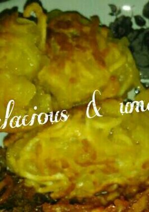 Foto resep Fried noodle cheese delacious