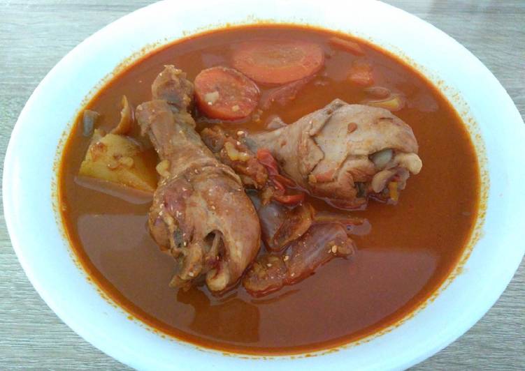 Recipe of Homemade 匈牙利式炖鸡肉 Chicken Paprika