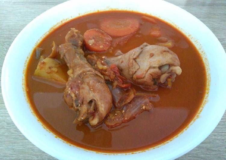 Easiest Way to Make Award-winning 匈牙利式炖鸡肉 Chicken Paprika