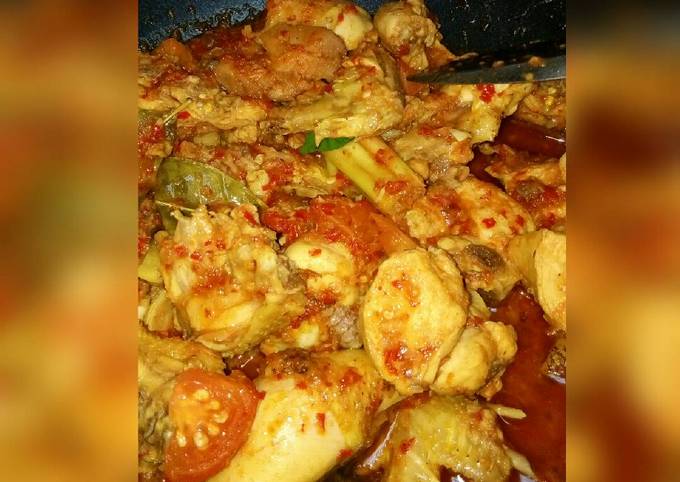 Ayam rica rica saos tiram