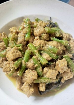 Foto resep Buncis mix tempe bumbu kuning