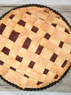 Una foto de Crostata de dulce de membrillo