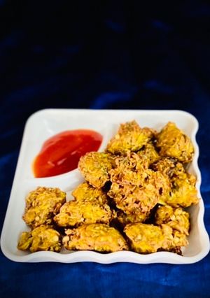 A picture of Bottle Gourd Fritters.