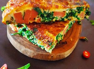 Foto resep Omelet Daun katuk