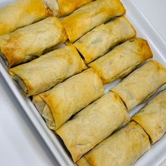 A picture of Healthy Baked Veggie Eggrolls.