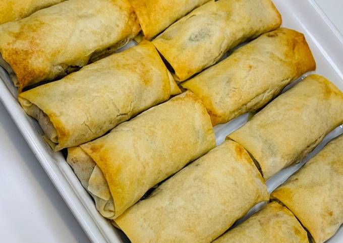 Recipe of Speedy Healthy Baked Veggie Eggrolls