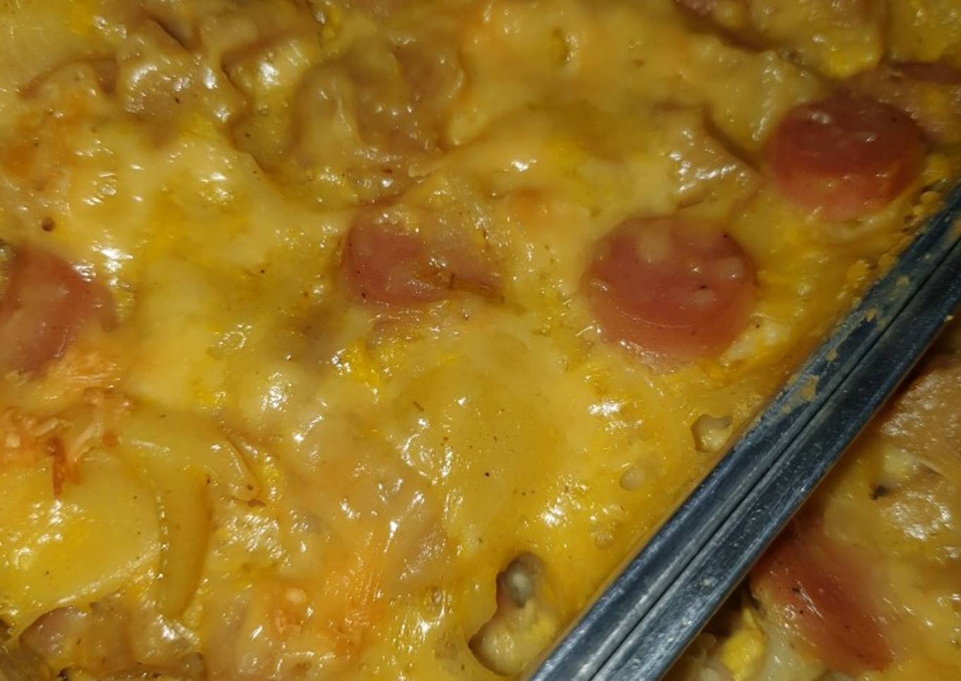 Macaroni schotel pakai oven teflon