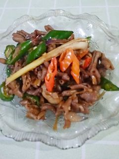 Foto resep Oseng usus ayam