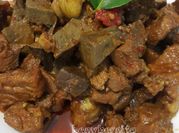 Gambar sambel daging kambing goreng
