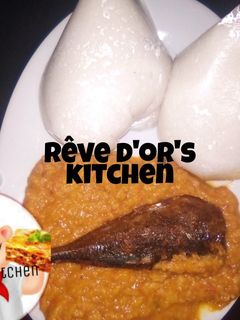 Tuwon shikafa da miyar wake ainihin hoton girkin