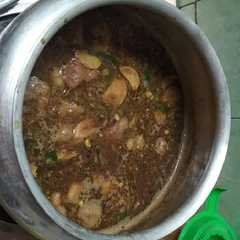A picture of Rawon Daging Endes.
