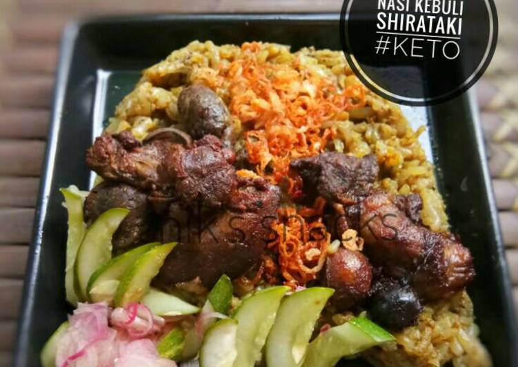 Nasi kebuli shirataki #ketopad