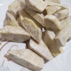 A picture of Fried cocoyam.