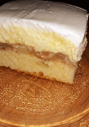 Almás habos recept fotója