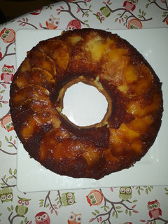 Una foto de Tarta de manzana invertida🍎🍎