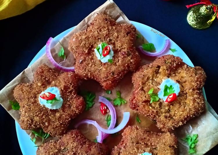 How to Prepare Super Quick Homemade Cheesy cauliflower fritters