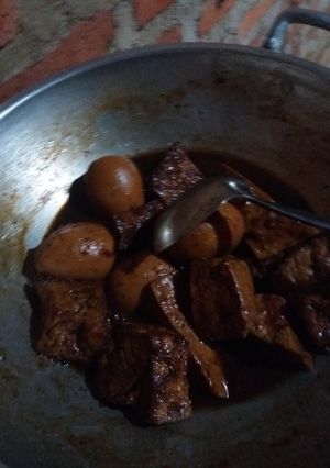 Foto resep Telur dan tahu bacem