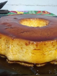 Una foto de Flan casero con caramelo 😋 (sin tacc)