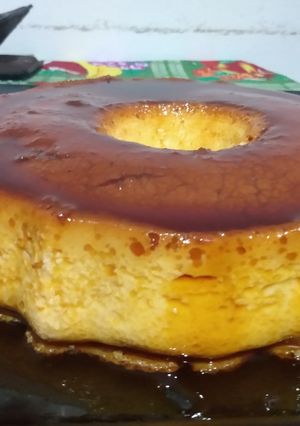 Una foto de Flan casero con caramelo 😋 (sin tacc)