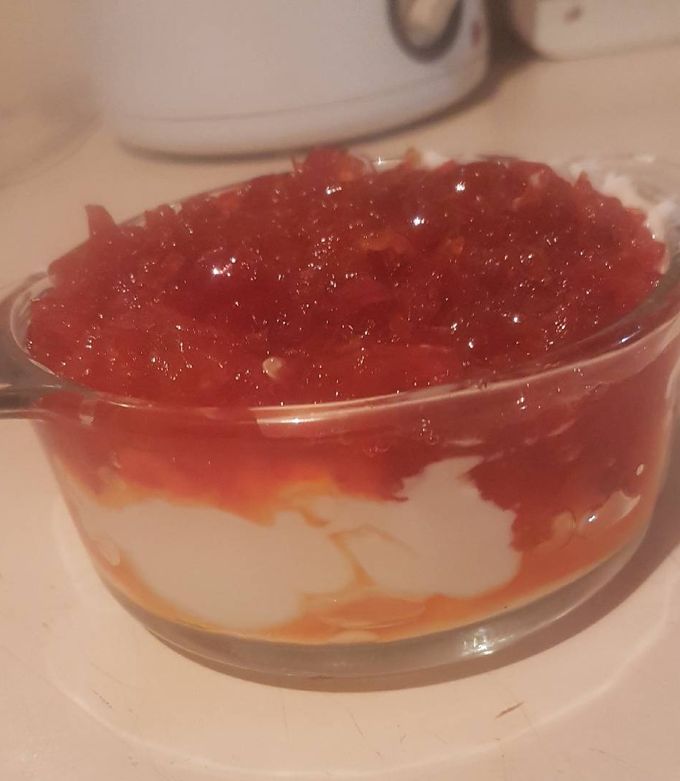 Una foto de Dip de Pimentón
