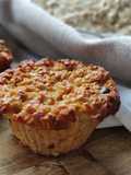 Muffins de avena y banana