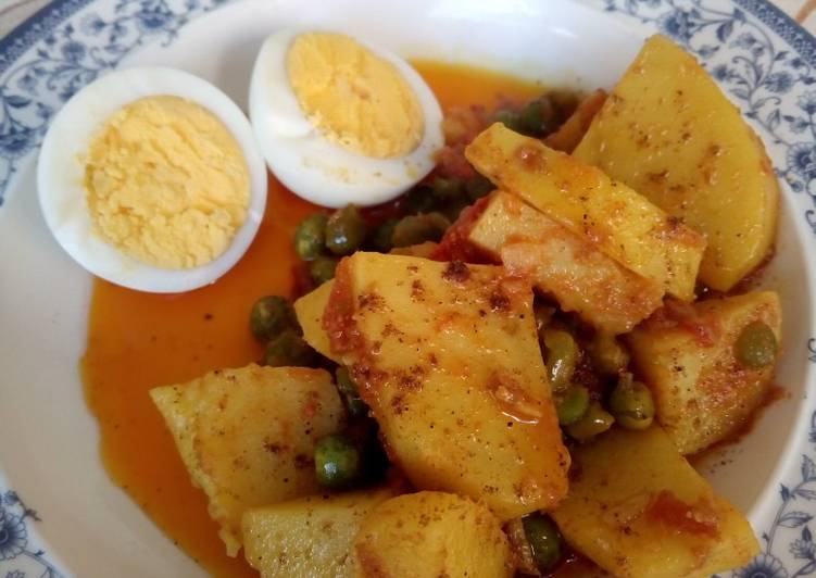 Recipe of Award-winning Aloo Matar