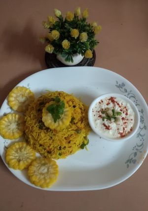 કોર્ન પુલાવ રેસીપી મુખ્ય ફોટો