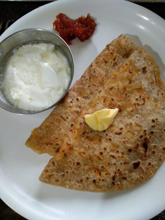 A picture of Paneer paratha.
