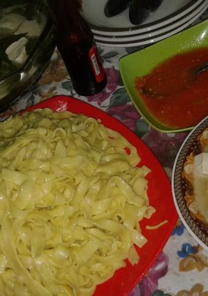 Foto resep Mie gepeng rumahan sederhana alla aku
