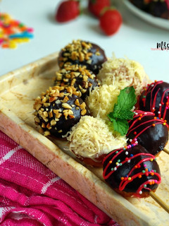 Foto resep Sate Donat Loukoumades (Donat Yunani)