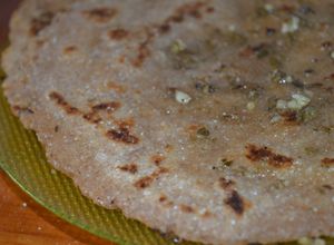 Una foto de Naan pan Indio